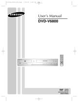 Samsung DVD-V6800 Handleiding