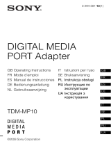 Sony TDM-MP10 Handleiding