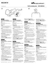 Sony CKS-NWU20 Handleiding