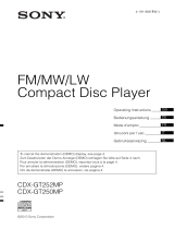 Sony CDX-GT252MP de handleiding