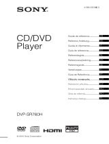 Sony DVP-SR760H Referentie gids