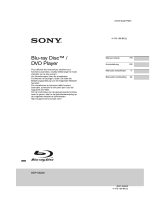 Sony BDP-S6200 Handleiding