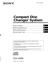 Sony cdx 434 rf de handleiding