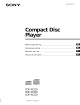 Sony CDP-XE520 de handleiding