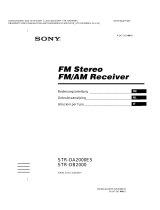 Sony STR-DA2000ES de handleiding