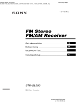 Sony STR-SL500 de handleiding