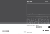 Sony DAV-F200 Handleiding