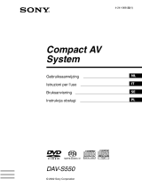 Sony DAV-S550 de handleiding
