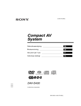Sony dav-s 400 de handleiding