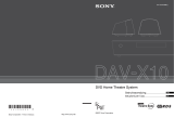 Sony DAV-X10 de handleiding