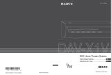 Sony DAV-X1 de handleiding