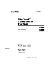 Sony mhc s 9 dvd de handleiding