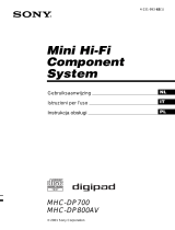 Sony MHC-DP800AV de handleiding