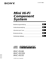 Sony MHC-RG66 de handleiding