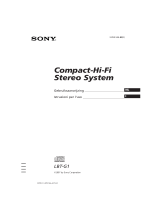 Sony LBT-G1 Handleiding