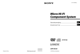 Sony CMT-DH30 de handleiding