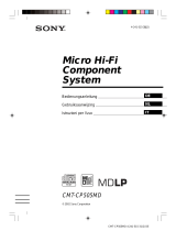 Sony CMT-CP505MD de handleiding