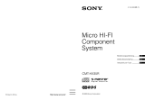 Sony cmt hx35r de handleiding