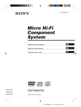 Sony CMT-M90DVD de handleiding