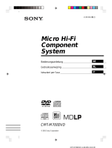 Sony CMT-M700DVD de handleiding