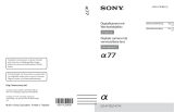 Sony SLT-A77V de handleiding