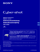 Sony Cybershot DSC-S930 de handleiding