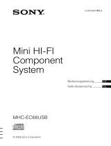 Sony MHC-EC68USB de handleiding