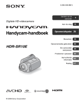 Sony HDR-SR10E Handleiding