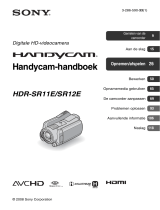 Sony HDR-SR11E Handleiding