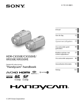 Sony HDR-CX550VE de handleiding