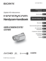 Sony HDR-CX6E de handleiding