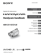 Sony HDR-CX12E Handleiding