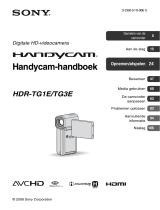 Sony HDR-TG3 de handleiding
