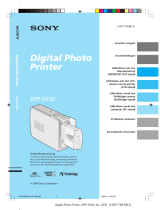 Sony DPP-EX50 Handleiding