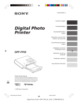 Sony DPP-FP50 Handleiding