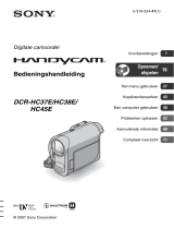 Sony DCR-HC38E de handleiding