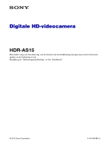Sony HDR-AS15 Handleiding