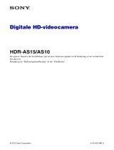 Sony HDR-AS15 Handleiding