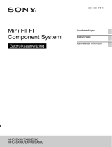 Sony MHC-EX900 de handleiding