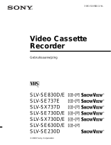 Sony SLV-SX730E de handleiding