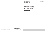 Sony STR-DA3700ES Handleiding