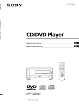 Sony DVP-CX850D de handleiding