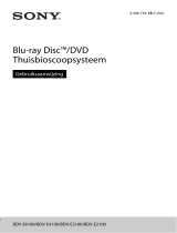 Sony BDV-E6100 Handleiding