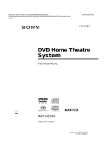 Sony DAV-DZ300 de handleiding