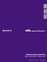 Sony NW-A1000 Handleiding
