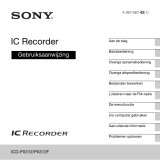 Sony ICD-PX312F Handleiding