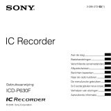 Sony ICD-P630 de handleiding