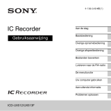 Sony ICD-UX513F Handleiding