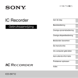 Sony ICD-SX712 Handleiding