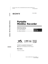 Sony MZ-NH1 Handleiding